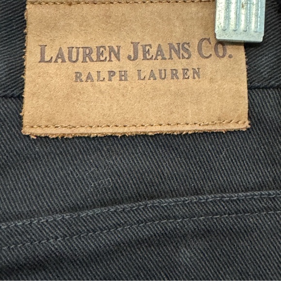 Lauren Ralph Lauren Jeans Co. Women’s 8 Black Denim Straight Leg - Picture 3 of 6